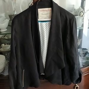 Like new Cartonnier Anthropology open front blazer